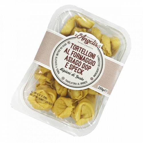 Tortelloni al formaggio asiago dop e speck