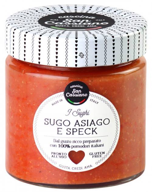 Sugo dolomiti con speck e asiago dop