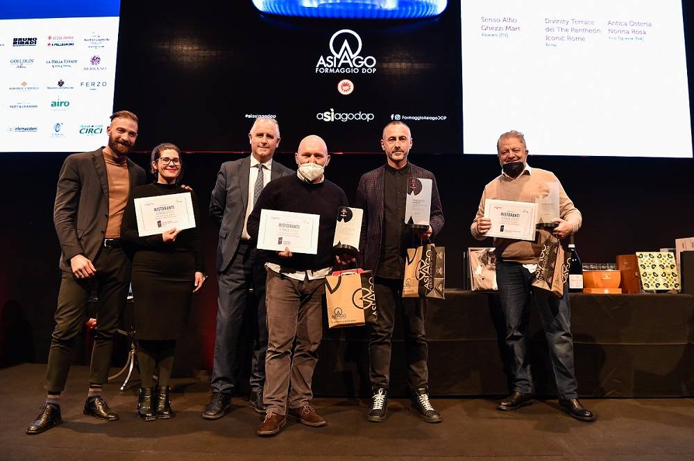 Asiago pdo awards the best chefs in italy